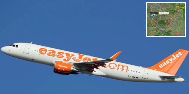 Havai Fişek Tehlikesi İçin Pilot İnişi İptal Etti